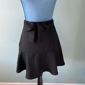 Olia Black Skirt w/ Removable Belt Size S